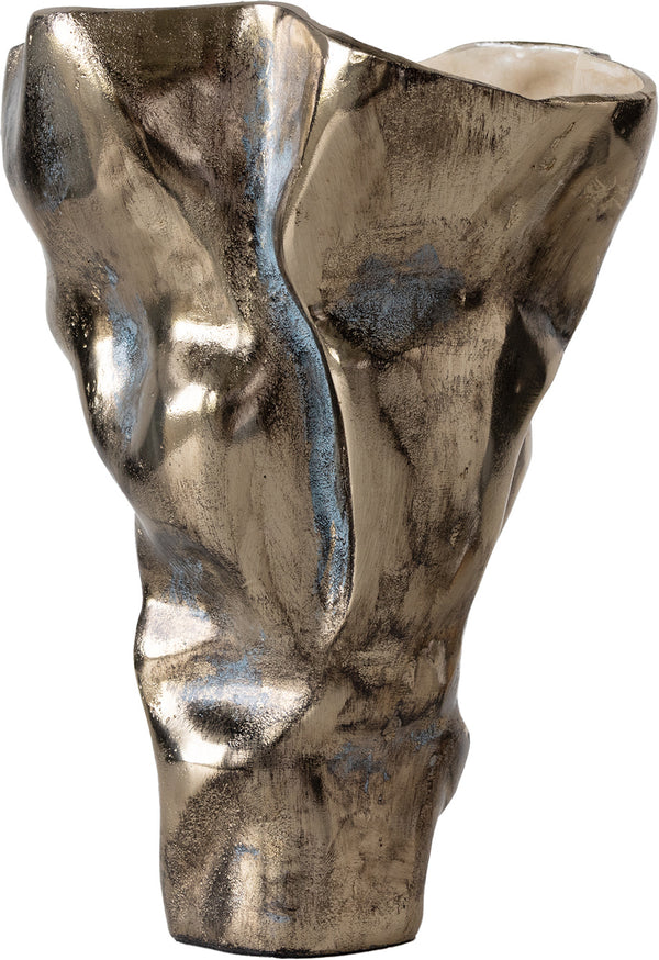 Vase Mimoro 28 x 24 x 38 cm Aluminium Laguna Antica Handmade