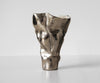 Vase Mimoro 28 x 24 x 38 cm Aluminium Platinum Opal Handmade