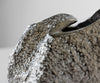 Vase Cratera 29 x 24 x 19 cm Aluminium Platinum Handmade