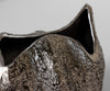 Vase Cratera 29 x 24 x 19 cm Aluminium Platinum Handmade