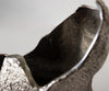 Vase Grotta 31 x 20 x 34 cm Aluminium Platinum Handmade