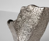 Vase Cavira 29 x 16 x 48 cm Aluminium Platinum Handmade