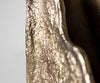 Vase Cavira 29 x 16 x 48 cm Aluminium Champagne Ivory Handmade