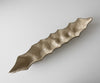 Bowl Riffa 100 x 19 x 15 cm Aluminium Champagne Ivory Handmade