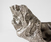 Vase Alaris 44 x 13 x 31 cm Aluminium Platinum Handmade