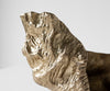 Vase Alaris 44 x 13 x 31 cm Aluminium Champagne Ivory Handmade