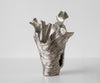 Vase Corallo 37 x 18 x 48 cm Aluminium Platinum Handmade