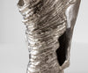 Vase Corallo 37 x 18 x 48 cm Aluminium Platinum Handmade