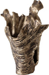 Vase Corallo 37 x 18 x 48 cm Aluminium Oro Antico Handmade