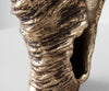 Vase Corallo 37 x 18 x 48 cm Aluminium Oro Antico Handmade