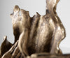 Vase Corallo 37 x 18 x 48 cm Aluminium Oro Antico Handmade
