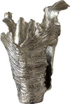 Vase Corallo 43 x 24 x 61 cm Aluminium Platinum Handmade