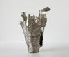 Vase Corallo 43 x 24 x 61 cm Aluminium Platinum Handmade