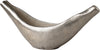 Sculpture Navira 51 x 13 x 20 cm Aluminium Platinum Opal Handmade