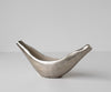 Sculpture Navira 51 x 13 x 20 cm Aluminium Platinum Opal Handmade