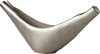 Sculpture Navira 77 x 17 x 31 cm Aluminium Platinum Opal Handmade