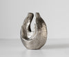 Sculpture Nexora 34 x 17 x 40 cm Aluminium Platinum Handmade