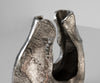 Sculpture Nexora 34 x 17 x 40 cm Aluminium Platinum Handmade