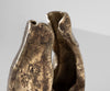Sculpture Nexora 34 x 17 x 40 cm Aluminium Oro Antico Handmade