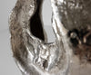 Sculpture Nexora 40 x 17 x 42 cm Aluminium Platinum Handmade