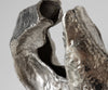 Sculpture Nexora 40 x 17 x 42 cm Aluminium Platinum Handmade