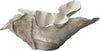 Bowl Liora 52 x 51 x 21 cm Aluminium Platinum Opal Handmade