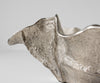 Bowl Liora 52 x 51 x 21 cm Aluminium Platinum Opal Handmade