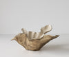 Bowl Liora 52 x 51 x 21 cm Aluminium Champagne Ivory Handmade