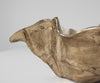 Bowl Liora 52 x 51 x 21 cm Aluminium Champagne Ivory Handmade