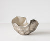 Bowl Valena 33 x 20 x 22 cm Aluminium Platinum Opal Handmade