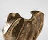 Bowl Valena 39 x 17 x 29 cm Aluminium Champagne Ivory Handmade
