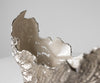 Bowl Maris 52 x 15 x 28 cm Aluminium Platinum Opal Handmade