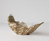 Bowl Maris 52 x 15 x 28 cm Aluminium Champagne Ivory Handmade