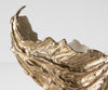 Bowl Maris 52 x 15 x 28 cm Aluminium Champagne Ivory Handmade