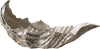 Bowl Maris 78 x 24 x 38 cm Aluminium Platinum Opal Handmade
