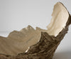 Bowl Maris 78 x 24 x 38 cm Aluminium Champagne Ivory Handmade
