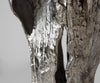 Vase Cortana 25 x 19 x 47 cm Aluminium Platinum Handmade