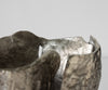 Vase Cortana 25 x 19 x 47 cm Aluminium Platinum Handmade