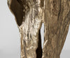 Vase Cortana 25 x 19 x 47 cm Aluminium Champagne Ivory Handmade
