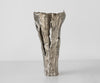 Vase Cortana 31 x 22 x 63 cm Aluminium Platinum Handmade