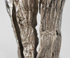 Vase Cortana 31 x 22 x 63 cm Aluminium Platinum Handmade