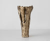 Vase Cortana 31 x 22 x 63 cm Aluminium Champagne Ivory Handmade