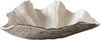 Bowl Aurelia 46 x 31 x 15 cm Aluminium Platinum Opal Handmade