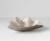 Bowl Aurelia 46 x 31 x 15 cm Aluminium Platinum Opal Handmade
