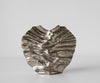 Vase Nerina 47 x 18 x 42 cm Aluminium Platinum Handmade
