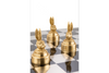 Decorative Chess Set Animals Polyresin Bronze Gold