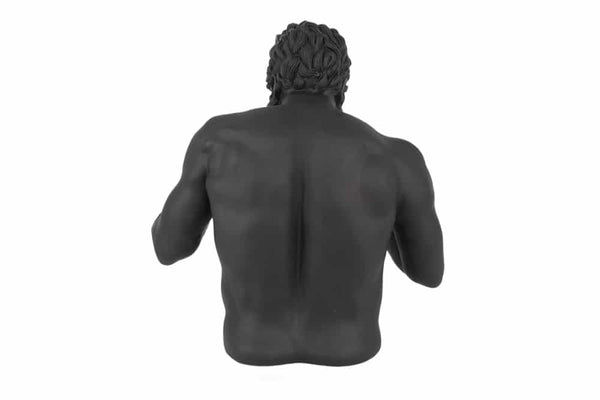 Decoration Figurine Boxer 48cm Polyresin Black Gold