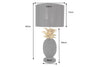 Table Lamp Pineapple 47cm Polyresin Gold Black