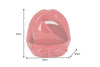 Decoration Figure Lip 25cm Polyresin Red
