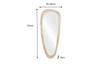 Wall Mirror Organic 122cm Walnut Look Brown